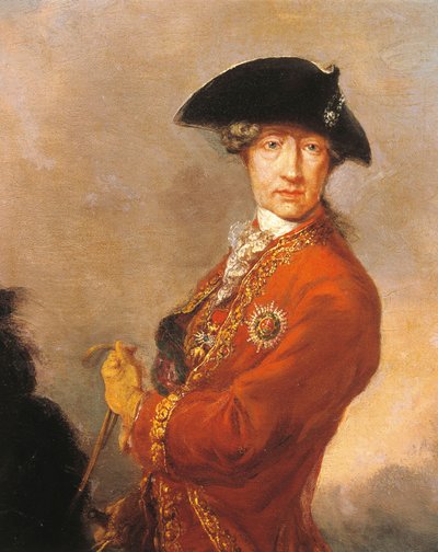 Prinssi Wenzel Anton Furst Kaunitz-Rietbergin muotokuva (öljy kankaalle) tekijältä Francois Giuseppe Casanova