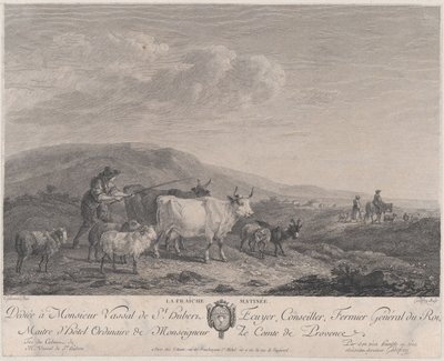 Tuore aamu, 1700-luvun loppu, 1800-luvun alku. tekijältä Francois Godefroy