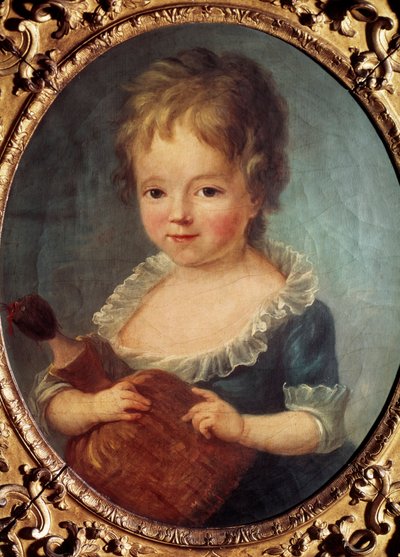 Fille a la poupee François Hubert Drouais