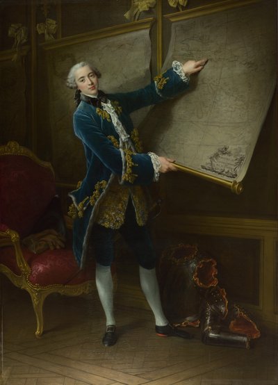 Comte de Vaudreuil, 1758 tekijältä Francois Hubert Drouais