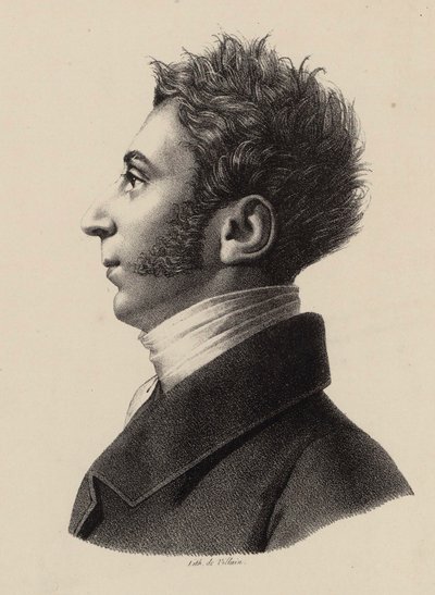 Franz Xavier Wolfgang Mozartin muotokuva 1791-1844, 1820-luku. tekijältä Francois Le Villain