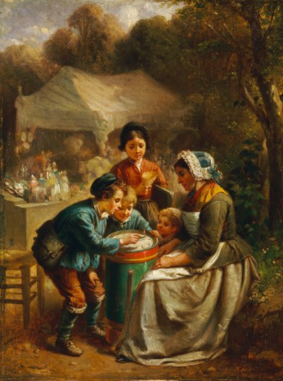 Lelumyyjä, 1860 tekijältä Francois Louis Lanfant de Metz