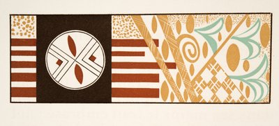 Graafinen kuvitus teoksesta Prometheus kahleissa, Aiskhylos, julkaisu. 1941 (sabluunapainatus) tekijältä Francois-Louis Schmied