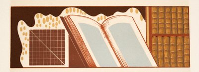 Graafinen kuvitus teoksesta Prometheus kahleissa, Aiskhylos, julkaisu. 1941 (sabluunapainatus) tekijältä Francois-Louis Schmied