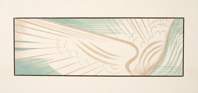 Graafinen kuvitus teoksesta Prometheus kahleissa, Aiskhylos, julkaisu. 1941 (sabluunapainatus) tekijältä Francois-Louis Schmied