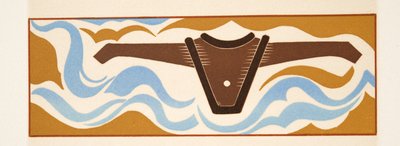 Graafinen kuva: Prometheus Enchained by Aeschylus, pub. 1941 (stensiiliprintti) tekijältä Francois-Louis Schmied