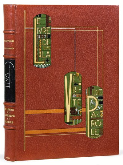 Jean-Claude Mardrusin "Puheen totuuden kirja". tekijältä Francois-Louis Schmied