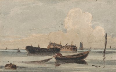 Veneitä rauhallisella merellä tekijältä Francois Louis Thomas Francia