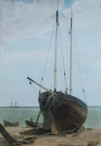 Tarjous: Lugger ja veneet tekijältä Francois Louis Thomas Francia