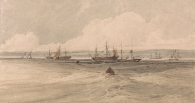 Näkymä Sheernessistä tekijältä Francois Louis Thomas Francia