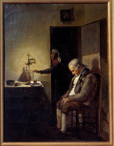 Francois Marius Granetin (1775-1849) unimaalaus 1800-luvulta Aix en Provence, Musee Granet tekijältä Francois Marius Granet