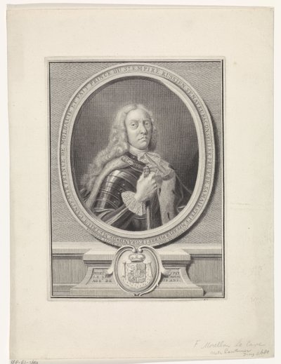 Dimitrie Cantemirin (1673-1723) muotokuva tekijältä Francois Morellon la Cave