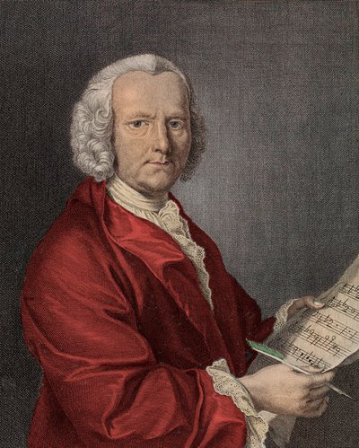 Willemin muotokuva Feschin (1687-1761) kaiverrus Francois La Cavesta tekijältä Francois Morellon la Cave