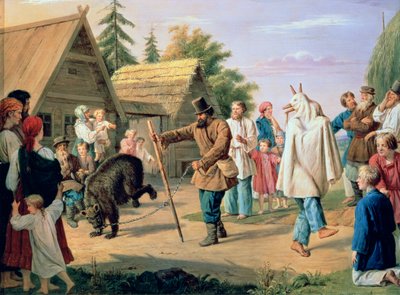 Buffoons in a Village tekijältä Francois Nicholas Riss