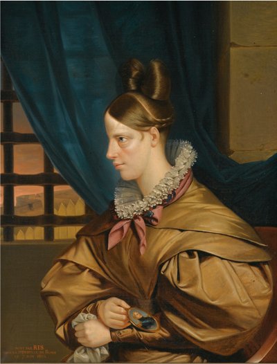 Berryn herttuatar (Marie Caroline de Bourbon Sicilies tekijältä Francois Nicholas Riss