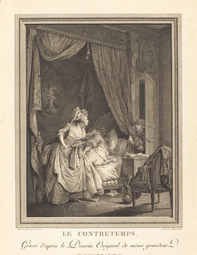 Takaisku tekijältä Francois Nicolas Barthelemy Dequevauviller after Nicolas Lavreince