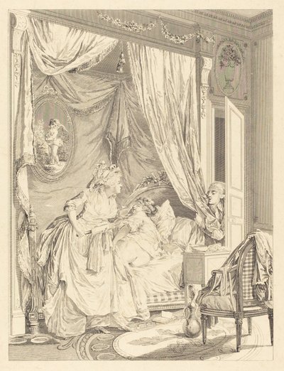 Takaisku tekijältä Francois Nicolas Barthelemy Dequevauviller after Nicolas Lavreince