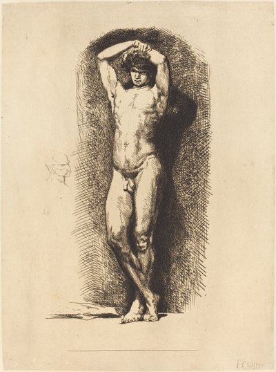 Miesten akatemia tekijältä Francois Nicolas Chifflart