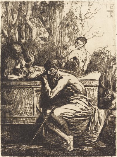 Meditaatio tekijältä Francois Nicolas Chifflart