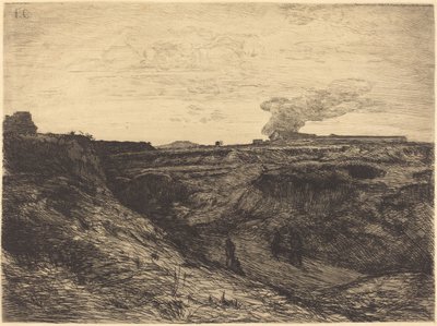 Louhos lähellä Montmartrea tekijältä Francois Nicolas Chifflart