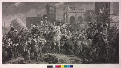 Ranskan Henrik IV Pariisissa 22. maaliskuuta 1594 tekijältä Francois Pascal Simon Baron Gerard
