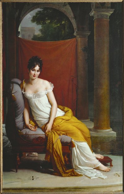 Mme Recamier (maalaus kankaalle) tekijältä Francois Pascal Simon Baron Gerard