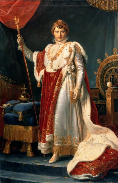 Napoleon Bonaparte (1769-1821) (öljy kankaalle) tekijältä Baron François Pascal Simon Gérard