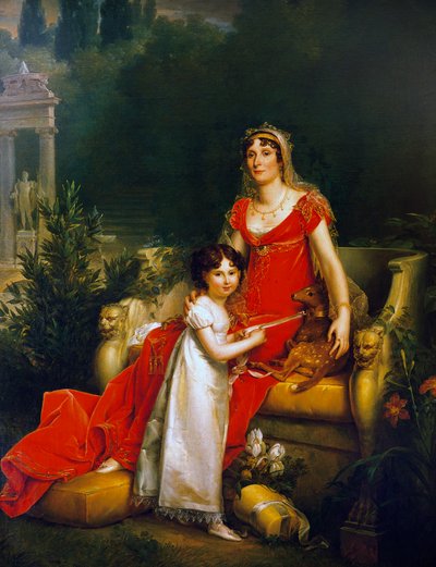 Muotokuva Maria Anna Bonapartesta, joka tunnetaan nimellä Elisa Baciocchi (Ajaccio 1777-Trieste tekijältä Baron François Pascal Simon Gérard