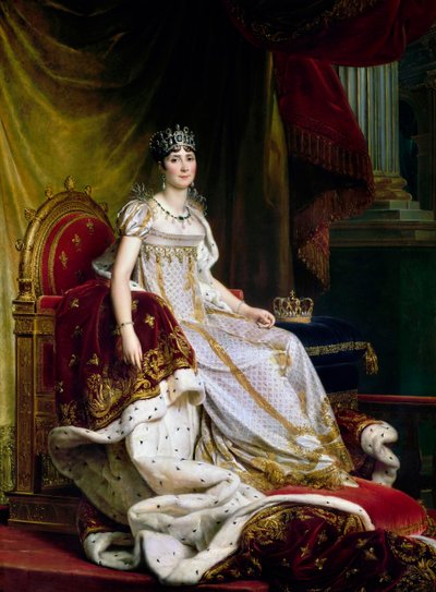 Joséphine de Beauharnais, Napoléon Bonaparten ensimmäinen vaimo 1763-1814 kruunausasussa, 1807-1808 tekijältä Francois Pascal Simon Gerard