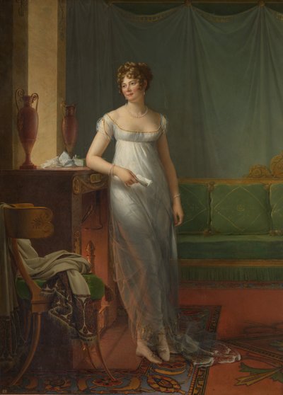 Madame Charles Maurice de Talleyrand Périgord 1761-1835, n. 1804. tekijältä Francois Pascal Simon Gerard