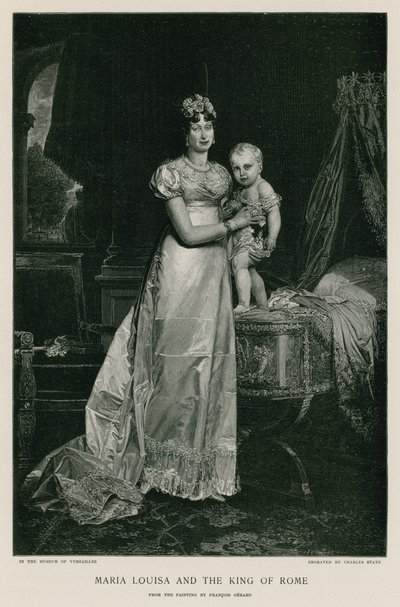 Maria Louisa ja Rooman kuningas tekijältä Francois Pascal Simon Gerard