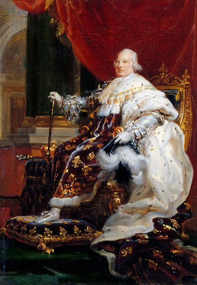 Ludvig XVIII:n muotokuva 1755-1824 tekijältä Francois Pascal Simon Gerard
