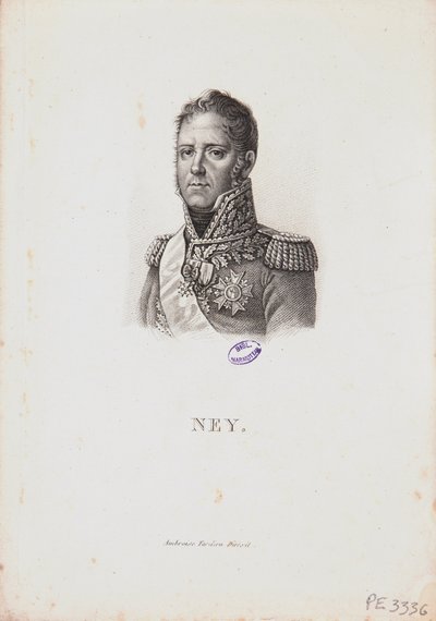 Marsalkka Michel Neyn muotokuva, 1814 tekijältä Francois Pascal Simon Gerard