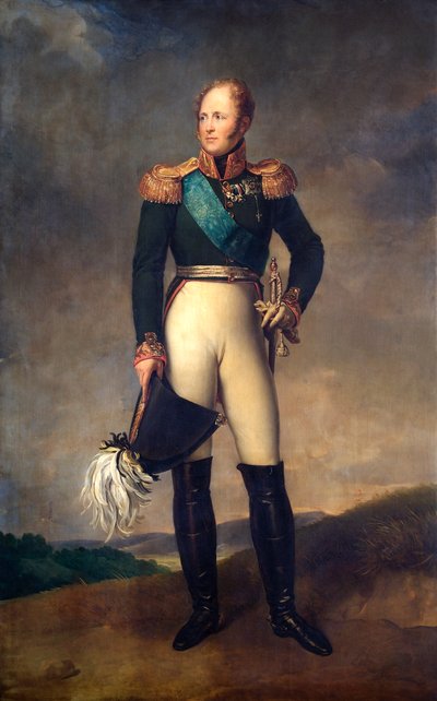 Venäjän tsaari Aleksanteri I:n muotokuva, 1817 tekijältä Francois Pascal Simon Gerard