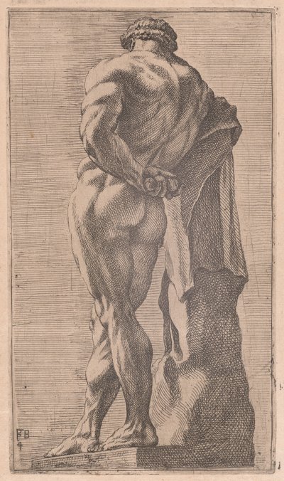 Farnese Hercules takaa katsottuna [levy 4] tekijältä Francois Perrier