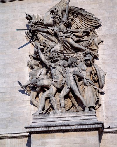 Marseillaise Riemukaarelta Pariisissa. Francois Ruden (1784-1855) veistos tekijältä Francois Rude