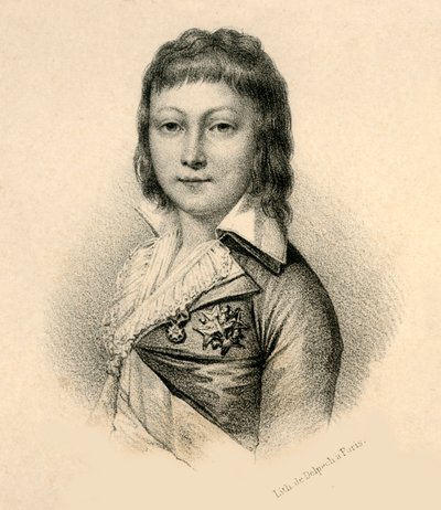 Ludvig XVII, 1785-1795, c1830. tekijältä Francois Seraphin Delpech