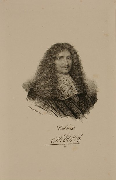 Jean Baptiste Colbertin (1619-83) muotokuva tekijältä Francois Seraphin Delpech