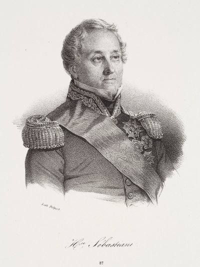Horace Sébastianin muotokuva tekijältä Francois Seraphin Delpech