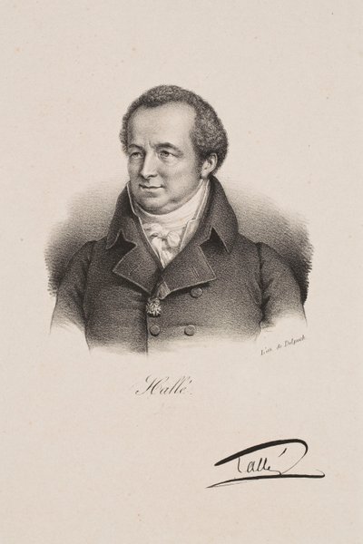 Karl Hallen muotokuva tekijältä Francois Seraphin Delpech