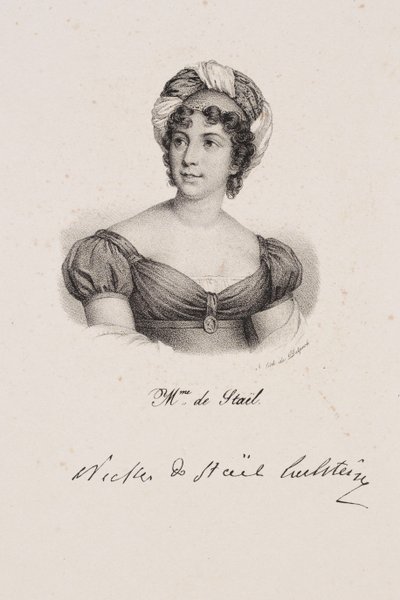 Madame de Staëlin muotokuva tekijältä Francois Seraphin Delpech