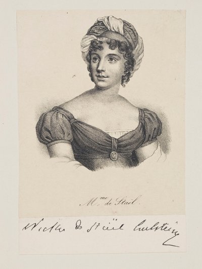 Madame de Staëlin muotokuva tekijältä Francois Seraphin Delpech