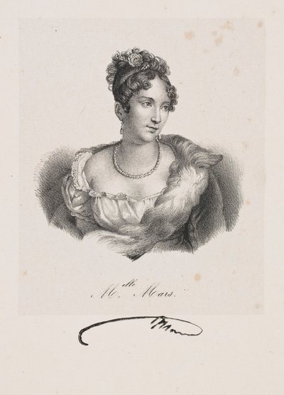 Neiti Marsin muotokuva (Anne Françoise Hyppolyte Boutet Salvetatin salanimi) tekijältä Francois Seraphin Delpech