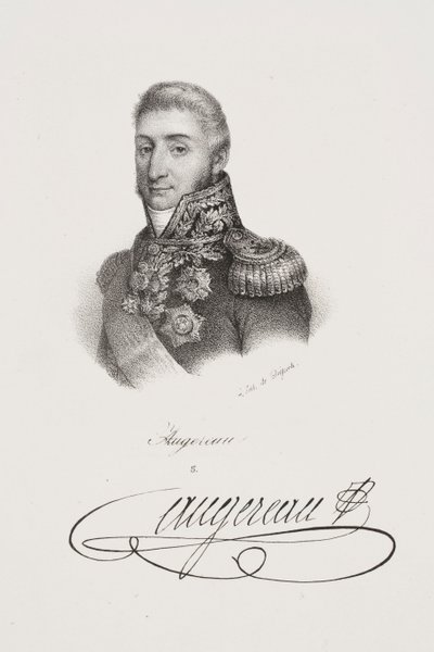 Marsalkka Charles Pierre François Augereaun muotokuva tekijältä Francois Seraphin Delpech