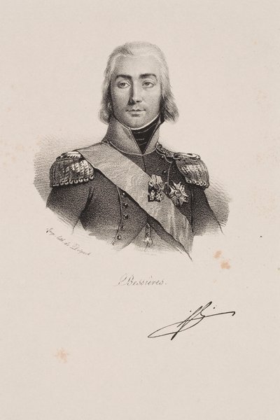 Marsalkka Jean-Baptiste Bessièresin muotokuva tekijältä Francois Seraphin Delpech