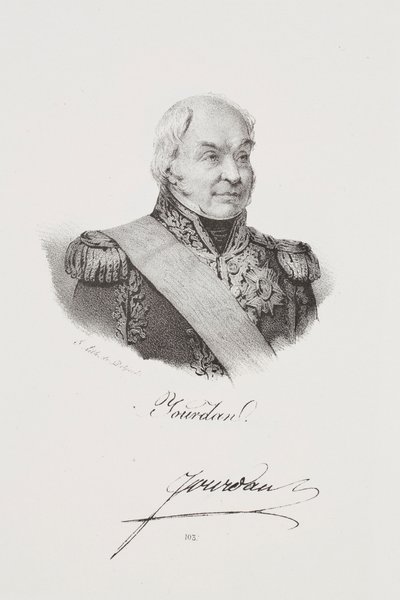 Marsalkka Jean-Baptiste Jourdanin muotokuva tekijältä Francois Seraphin Delpech