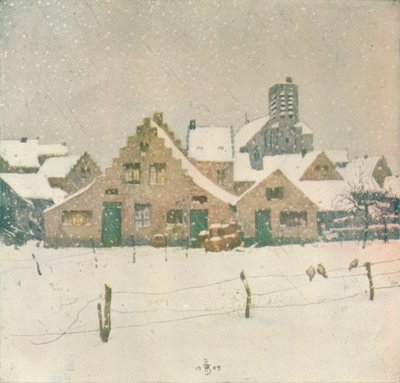 "Talvi", vuodelta 1910 tekijältä Francois Simon