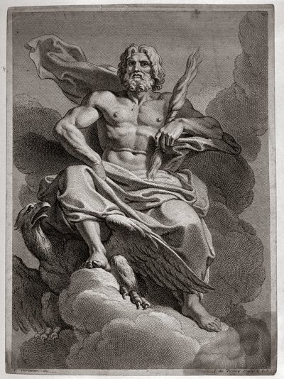 Jupiter (Zeus), kirjoittanut Francois Verdier (1651-1730) tekijältä Francois Verdier