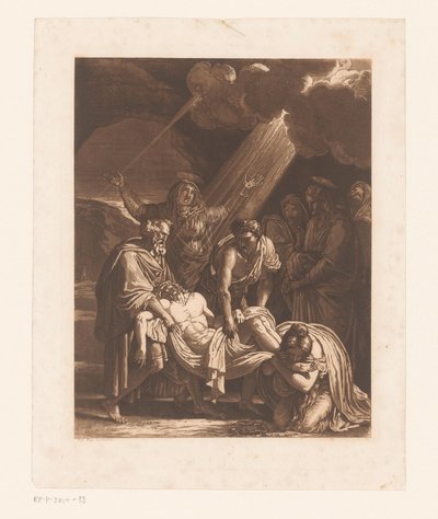 Die Grablegung Christi von Francois-Xavier Fabre