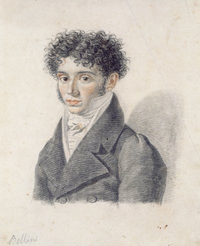 Vincenzo Bellinin (1801-35) muotokuva tekijältä Francois Xavier Fabre